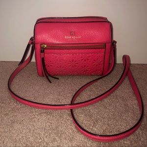 Kate Spade bright pink crossbody bag